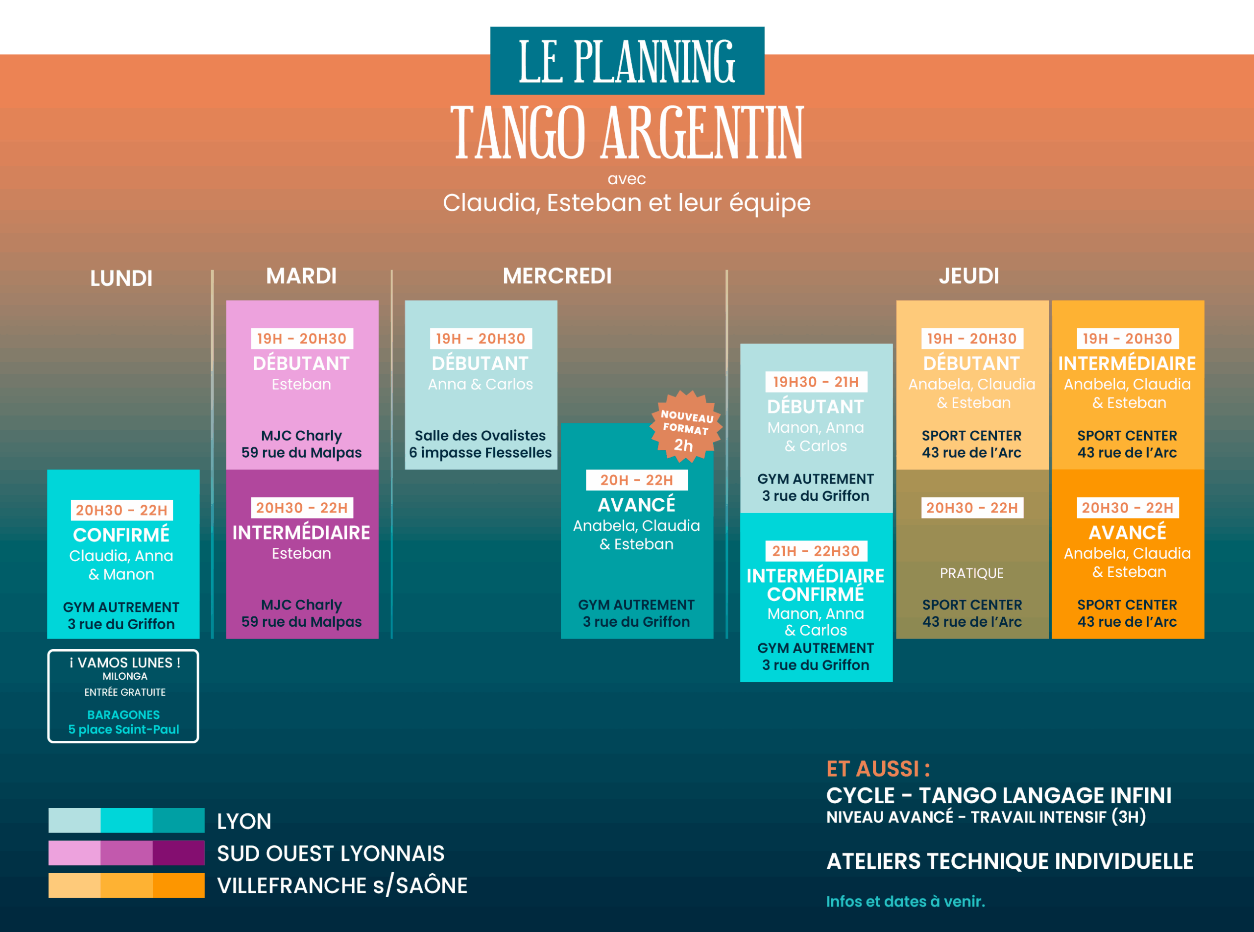 Claudia Codega Esteban Moreno Tango Argentin Lyon